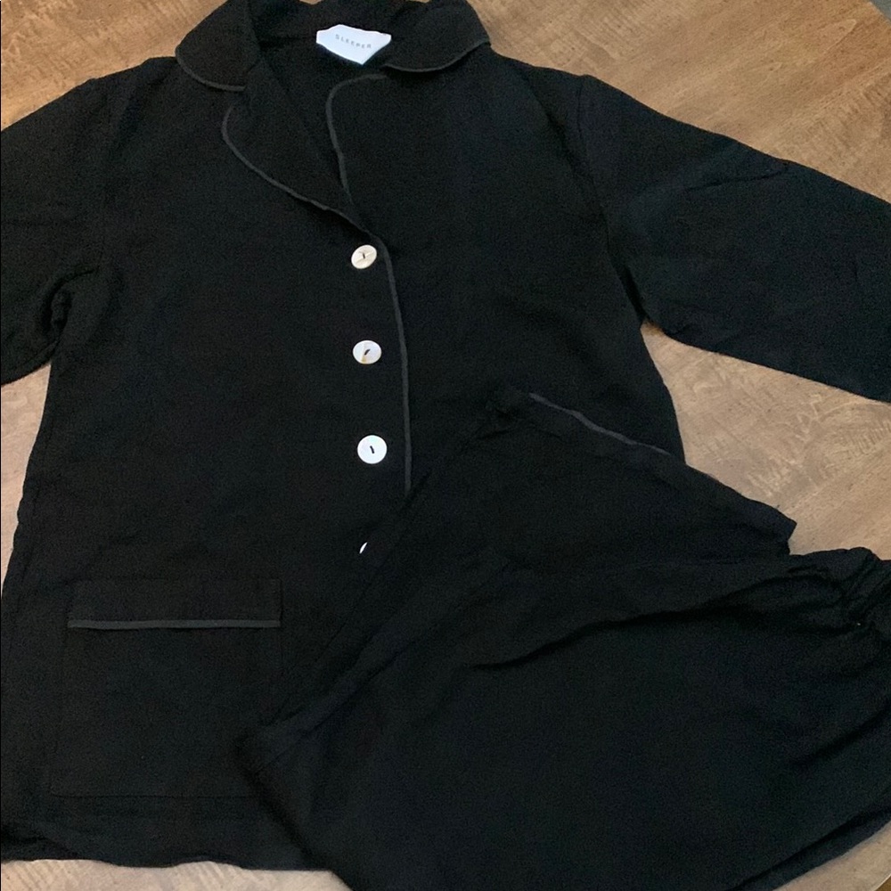 Sleeper Small Button-Up Pajama Set - image 1